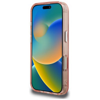 Karl Lagerfeld IML Aquarelle Choupette & Logo iPhone 16 Pro Case - Pink