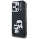 Karl Lagerfeld IML Aquarelle Karl & Choupette & Logo iPhone 16 Pro Case Black
