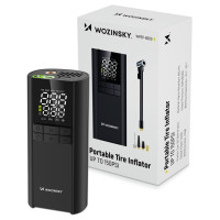 Wozinsky WPEP-8000 compressor, electric pump, 8000mAh power bank, flashlight - black