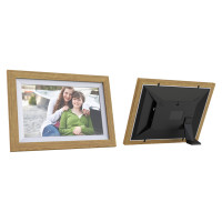 Wozinsky WRC-32 10.1" Digital Photo Frame with Frameo 32GB App - Light Brown