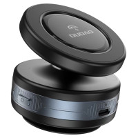 Dudao F24MAX Car Holder with 15W Wireless Charger, MagSafe Compatible, with Automatic Suction Cup - Black