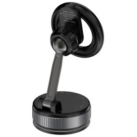 Dudao F24X MagSafe Compatible Car Holder with Suction Cup - Black