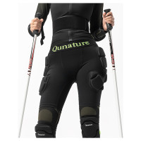 Qunature Ski Hip Protectors - Advanced L Skis, Snowboard, Skates - Black