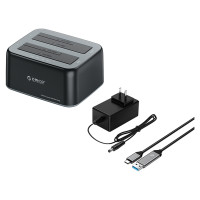 Orico 6829C3 Docking Station for 2 x 2.5"/3.5" SATA HDD/SSD - Black