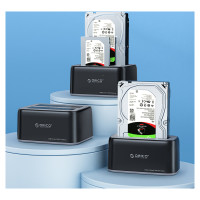 Orico 6829C3 Docking Station for 2 x 2.5"/3.5" SATA HDD/SSD - Black