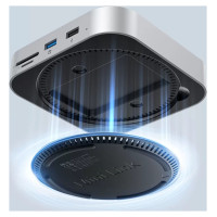 Orico MiniLink 9-in-1 Docking Station with Hard Drive Bay - Silver