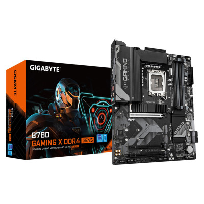 Gigabyte Mainboard|GIGABYTE|Intel B760|LGA 1700|ATX|RAM DDR4-SDRAM|4xSlots|3xNumber of M.2 (M) slots|B760GAMINGXD4GEN5