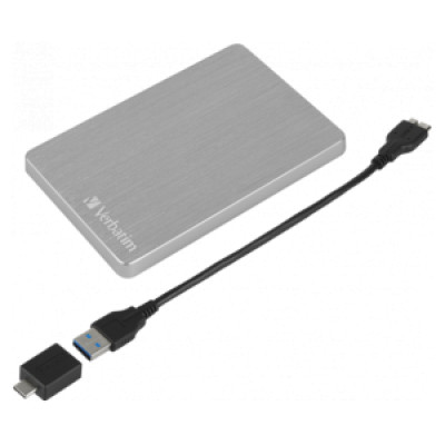 Verbatim Ārējais disks Verbatim Store n Go Slim USB3.2 1TB Silver