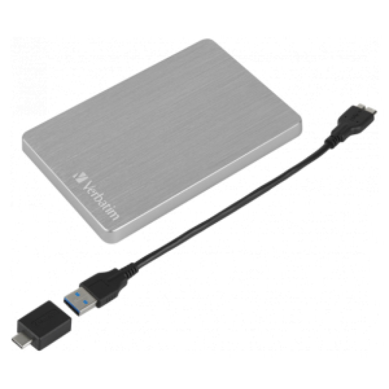 Verbatim Ārējais disks Verbatim Store n Go Slim USB3.2 1TB Silver