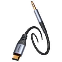 Joyroom Audio Transfer Series SY-A07 Mini Jack 3.5mm/USB-C Cable 1.2m - Black