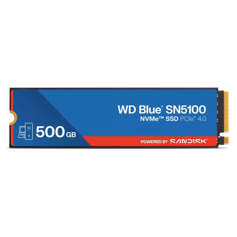 Sandisk SSD PCIE G4 M.2 NVME 500GB BLU/SN5100 WDS500G5B1E SANDISK