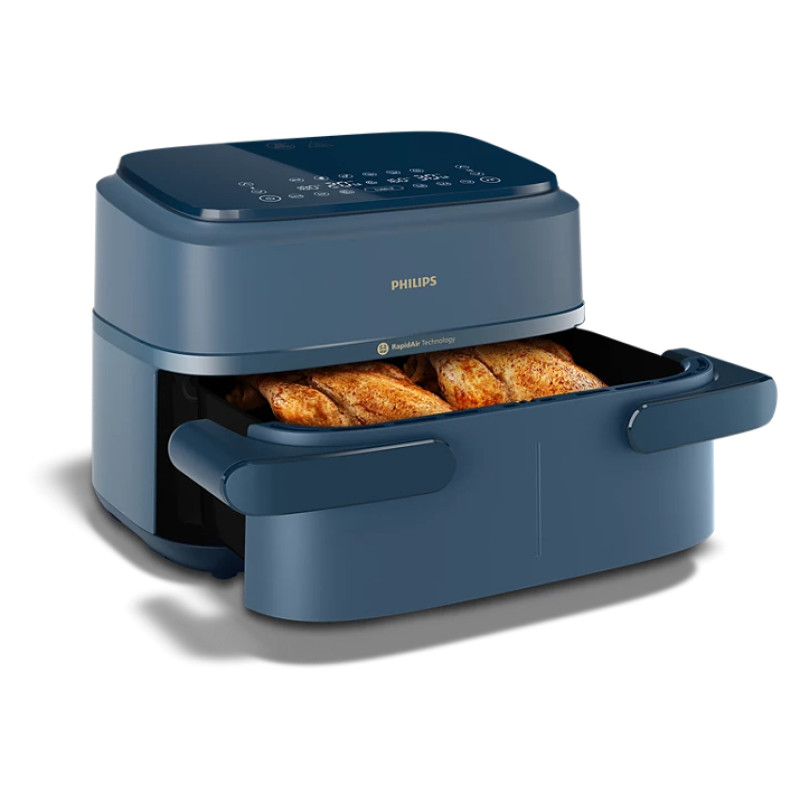 Philips karstā gaisa katls, 2450W, 7.1L, zils - NA156/60