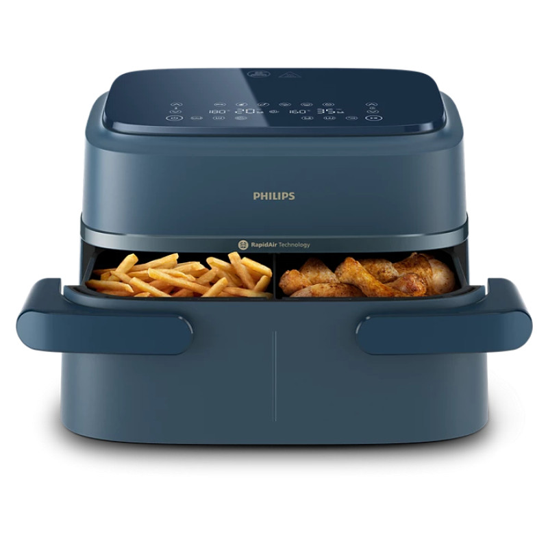 Philips karstā gaisa katls, 2450W, 7.1L, zils - NA156/60