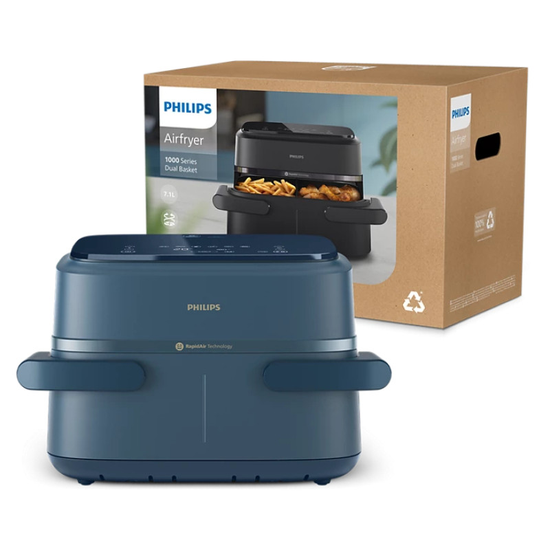 Philips karstā gaisa katls, 2450W, 7.1L, zils - NA156/60