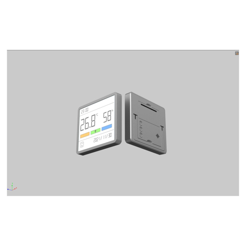 Mova HYGROMETER/THERMOMETER/CLOCK/MTHM01 MOVA