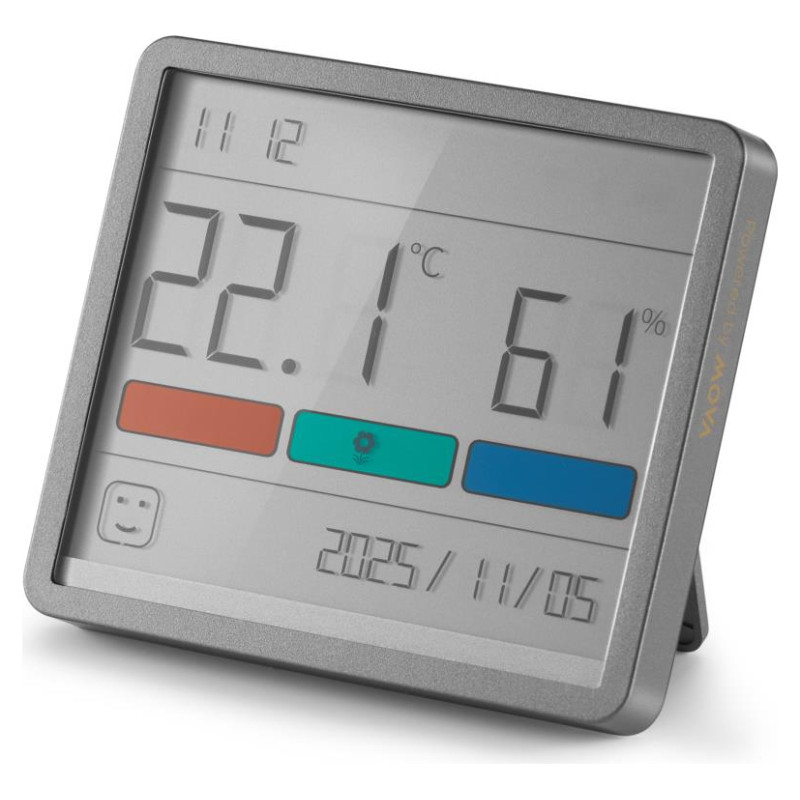 Mova HYGROMETER/THERMOMETER/CLOCK/MTHM01 MOVA
