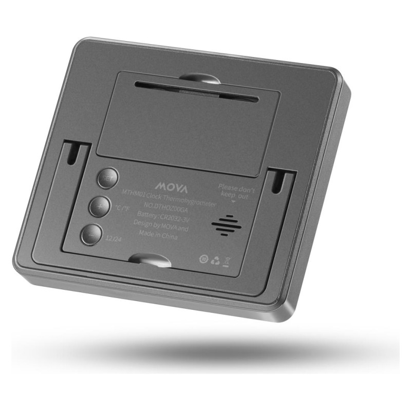 Mova HYGROMETER/THERMOMETER/CLOCK/MTHM01 MOVA