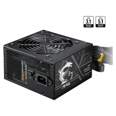 MSI Power Supply|MSI|ATX|PC|100 - 240 V|650 W|MAGA650BNPCIE5II