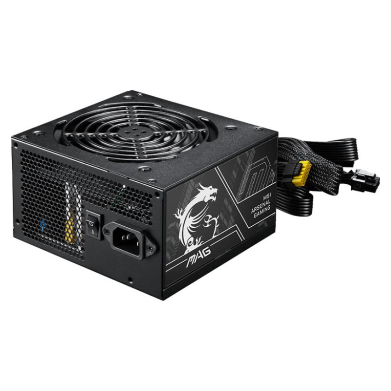 MSI Power Supply|MSI|ATX|PC|100 - 240 V|650 W|MAGA650BNPCIE5II