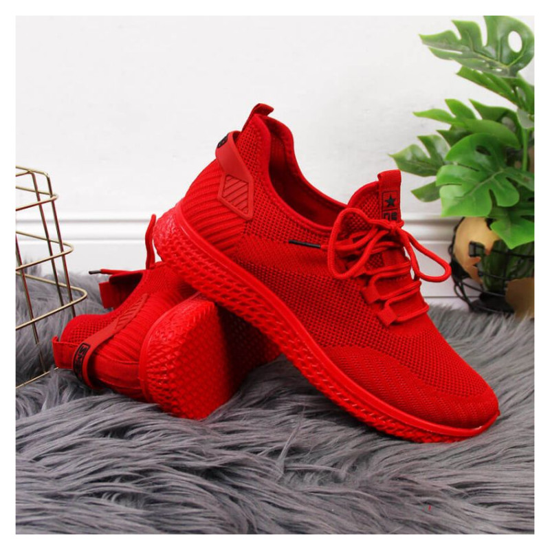 Inny NEWS M EVE268B red sports shoes (37)
