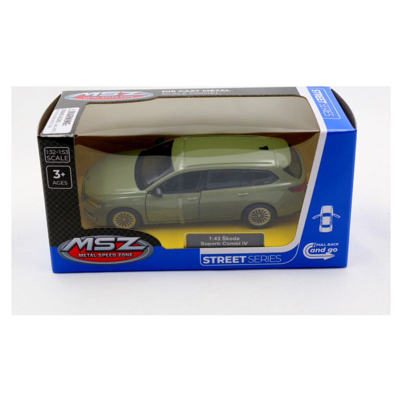 MSZ Miniatūrais modelis &Scaron;koda Superb Combi iV, 1:43