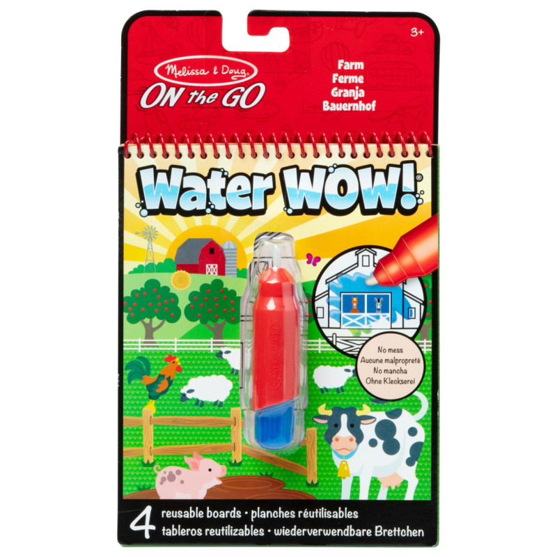 Melissa & Doug Water Wow! Ūdens krāsojamā grāmata &ndash; Lauku sēta