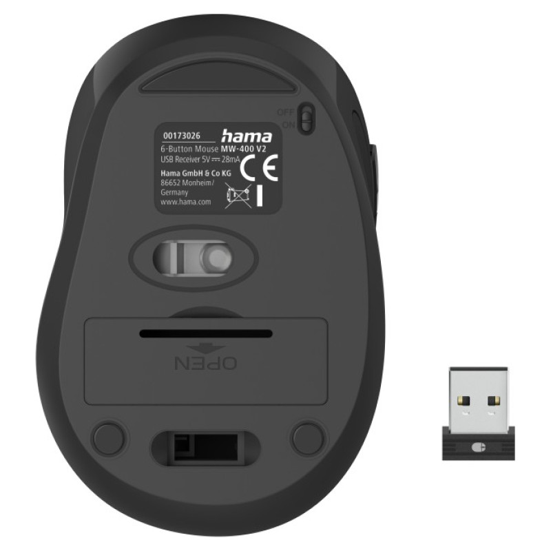 Hama 00173026 MW-400 V2 Black