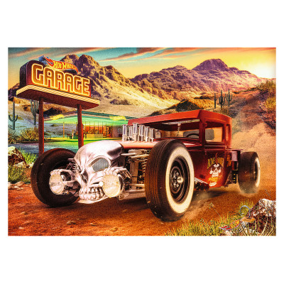 Trefl HOT WHEELS Premium Plus Puzle Bone Shaker, 1000 gab.