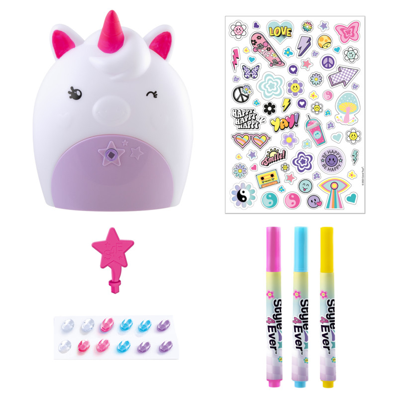 Style 4 Ever Dekors ar noslēpumu Pa&scaron;darināta vienradža lampa