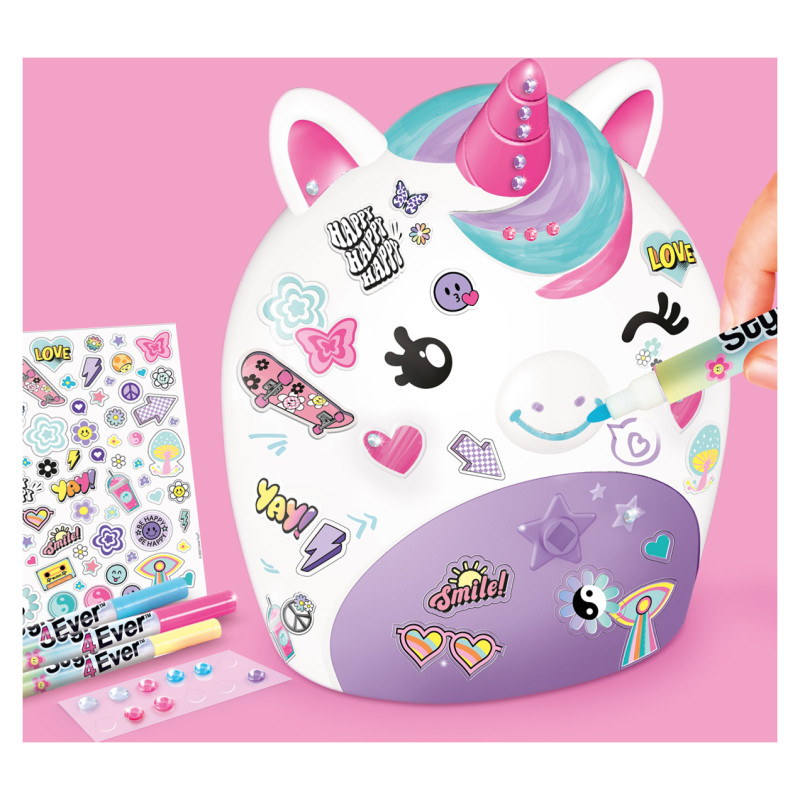 Style 4 Ever Dekors ar noslēpumu Pa&scaron;darināta vienradža lampa