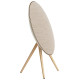 Bang & Olufsen Beosound A9 5th Gen Speaker Gold Tone (Back Sand/Cover Golden/Legs White Oak)