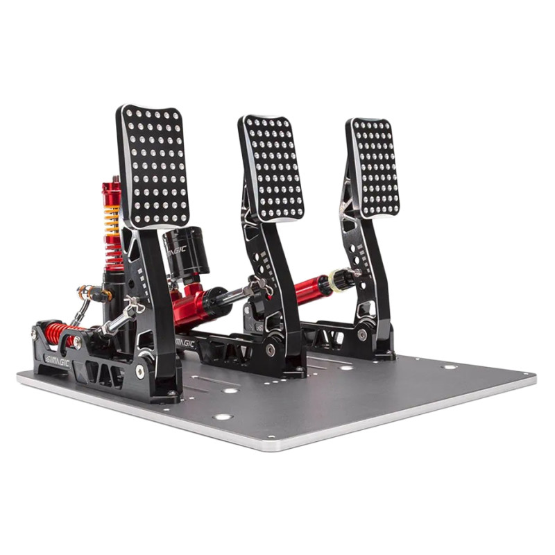 Simagic Hydraulic 3‑Pedal Set with 200 kg Load Cell, S310