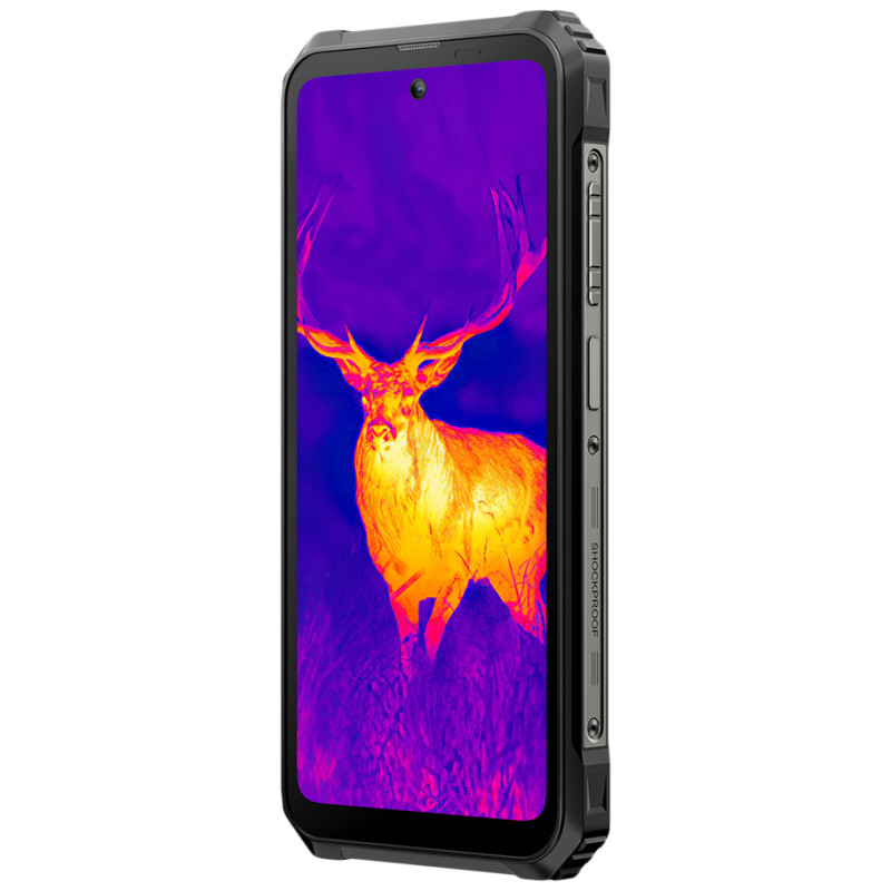 Blackview BL9000 Pro 5G 6.78" Corning 7t FHD+IPS 1080x2460 120Hz, 12GB/512GB, MT6891Z Octa-core 2.6GHz, 50MP Front/13MP+50MP Back Camera, Battery 8800mAh NO Charger, Type-C, NFC, FLIR Thermal imaging, Android 14, Dual SIM, SD card slot, Phantom Black