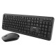 Canyon SET-W20 UK/US Keyboard+Mouse Velvet Wireless Black