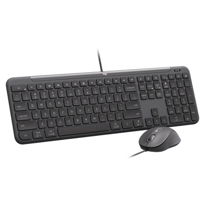 Logitech WIRED COMBO MK620 FOR BUSINESS - GRAPHITE - PAN - USB - NORDIC-613 - USB-C MK620B