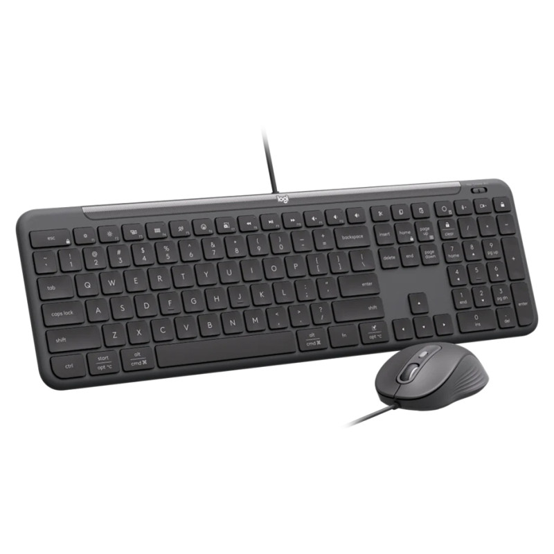Logitech WIRED COMBO MK620 FOR BUSINESS - GRAPHITE - PAN - USB - NORDIC-613 - USB-C MK620B