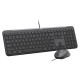 Logitech WIRED COMBO MK620 FOR BUSINESS - GRAPHITE - PAN - USB - NORDIC-613 - USB-C MK620B