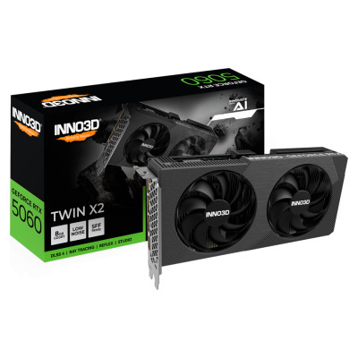 Inno3D GeForce RTX 5060 Twin X2 8GB GDDR7 128-bit, 1x HDMI, 3x DP