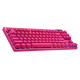 Logitech G PRO X TKL LIGHTSPEED Mechanical Gaming Keyboard - MAGENTA - US INT'l - TACTILE