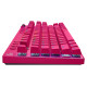 Logitech G PRO X TKL LIGHTSPEED Mechanical Gaming Keyboard - MAGENTA - US INT'l - TACTILE