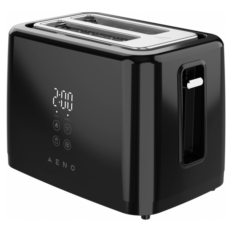 Aeno Electric Toaster, black, 220-240V, 50-60Hz, 780-930W, 2 slots, 3 modes, 7 browning levels