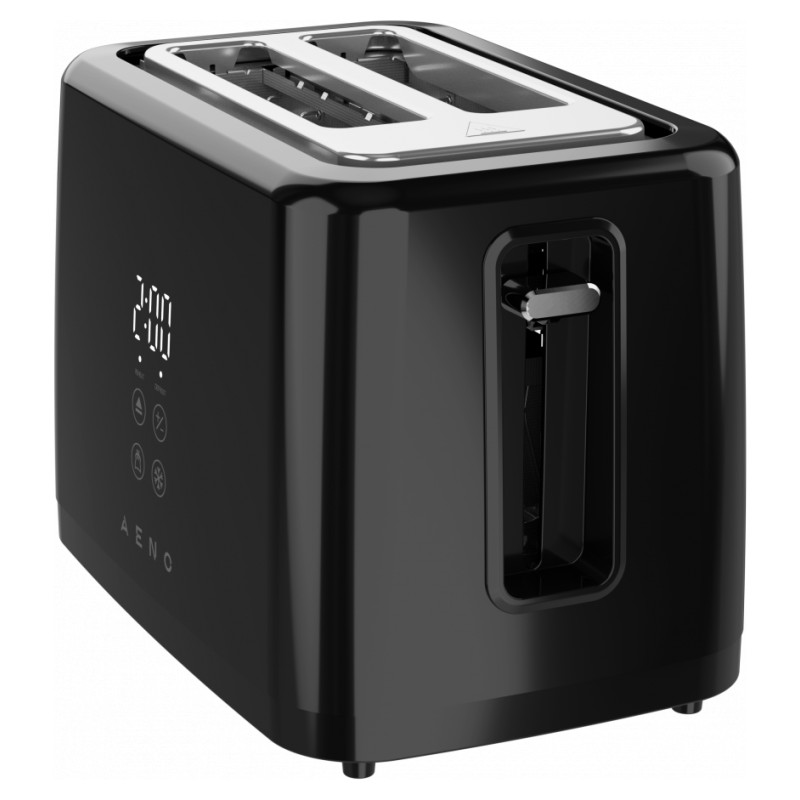 Aeno Electric Toaster, black, 220-240V, 50-60Hz, 780-930W, 2 slots, 3 modes, 7 browning levels