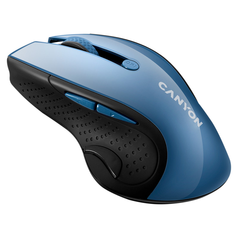 Canyon mouse MW-01 BlueLED Wireless Blue Grey
