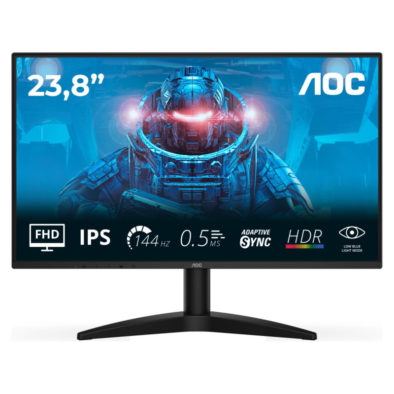 AOC LCD Monitor|AOC|23.8 "|1920 x 1080 pixels|Full HD|Native aspect ratio 16:9|LED|Flat|24B36X