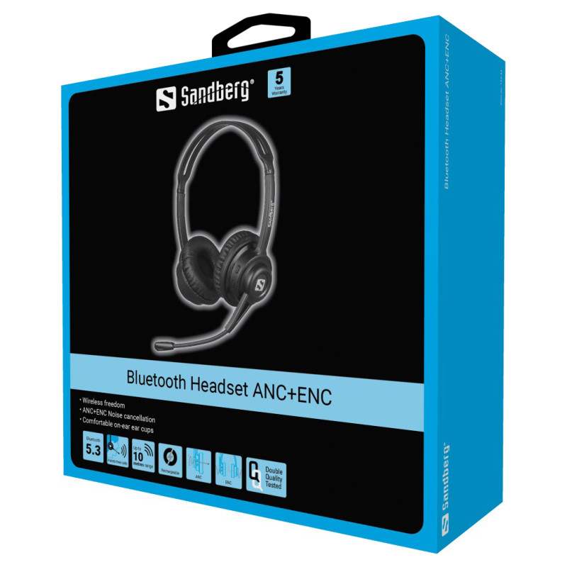 Sandberg 126-44 Bluetooth Headset ANC+ENC
