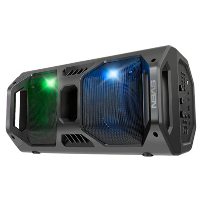 Sven Speaker SVEN PS-600, black (50W, TWS, Bluetooth, FM, USB, microSD, LED-display, 4000mAh)