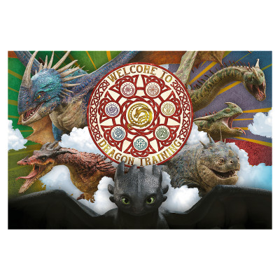 Trefl Puzle Kā pieradināt pūķi, 100 gab.