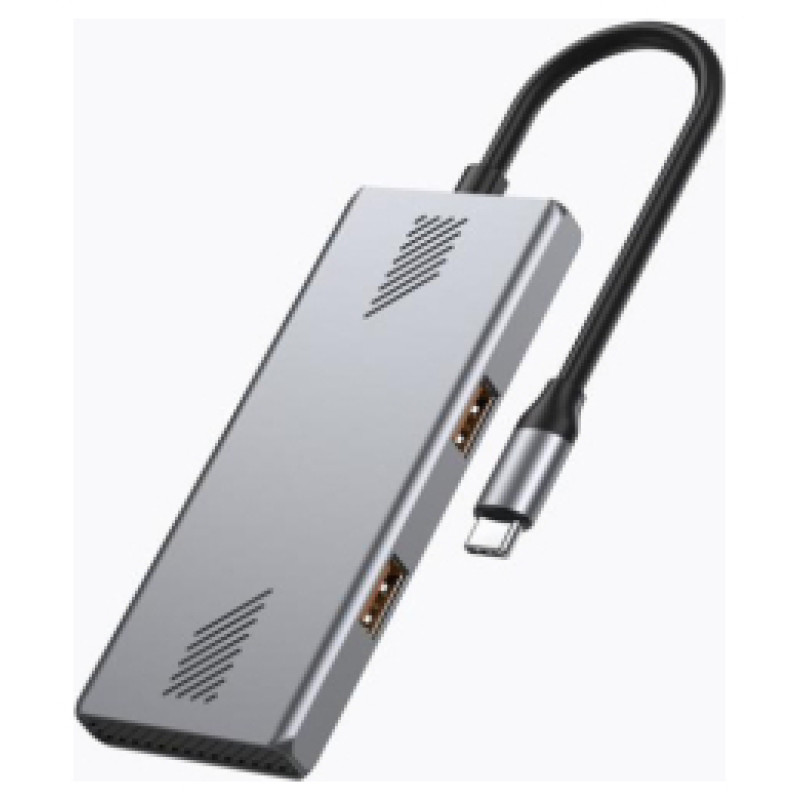 Gembird Centrālmezgls Gembird 4-port Type-C hub A + C USB 3.2 (Gen 2)