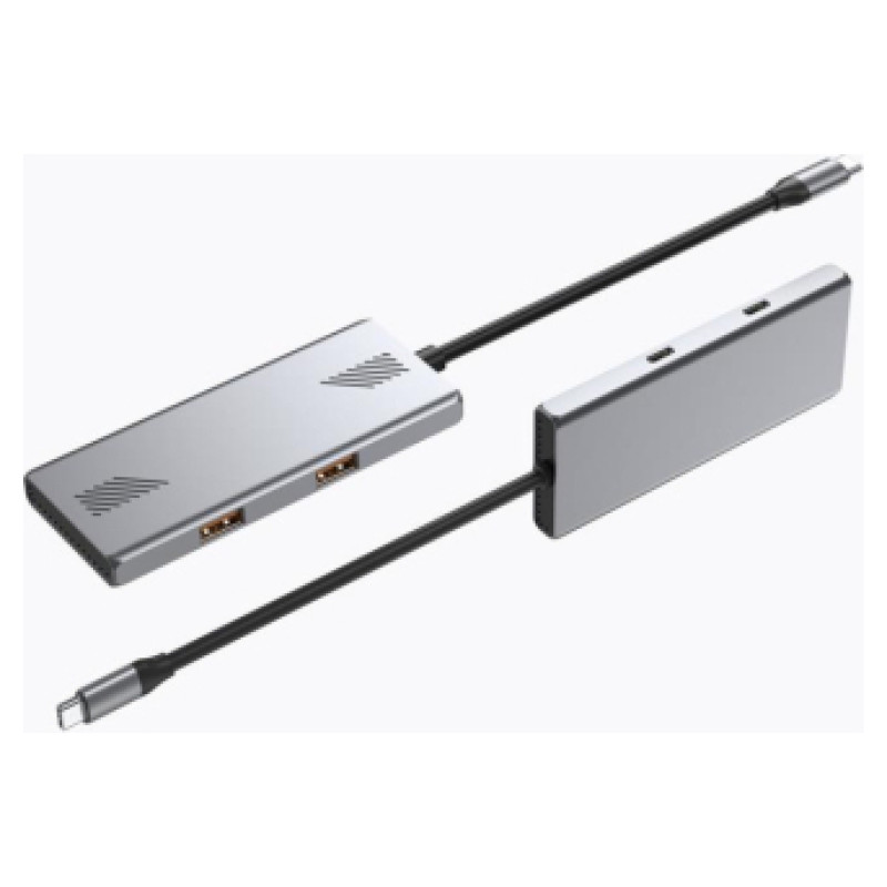 Gembird Centrālmezgls Gembird 4-port Type-C hub A + C USB 3.2 (Gen 2)