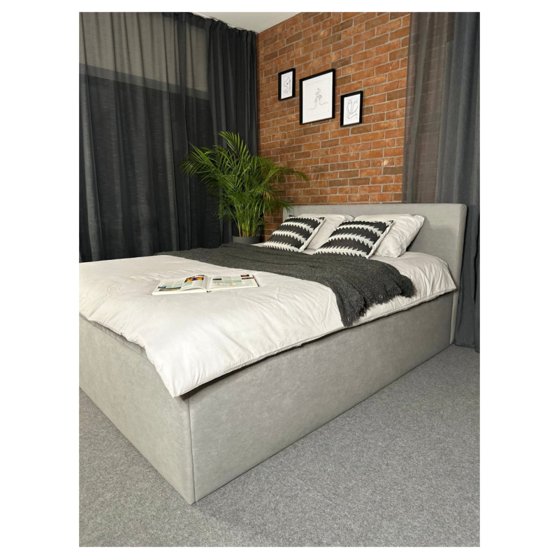 Emis Sleeping Gulta "Anne" 140x200 / Bē&scaron;a / Ar veļas kasti